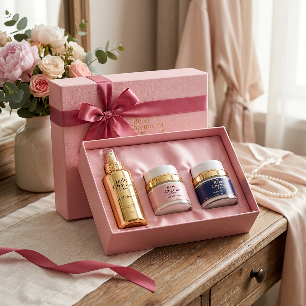Kit Bello Charme - Body Splash e Cremes Dia e Noite
